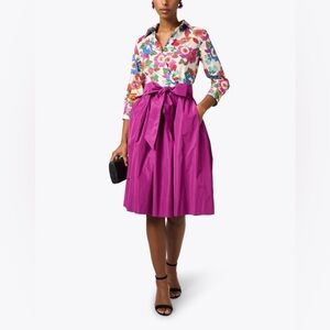 Sara Roka Elenat Purple Multifloral Dress
